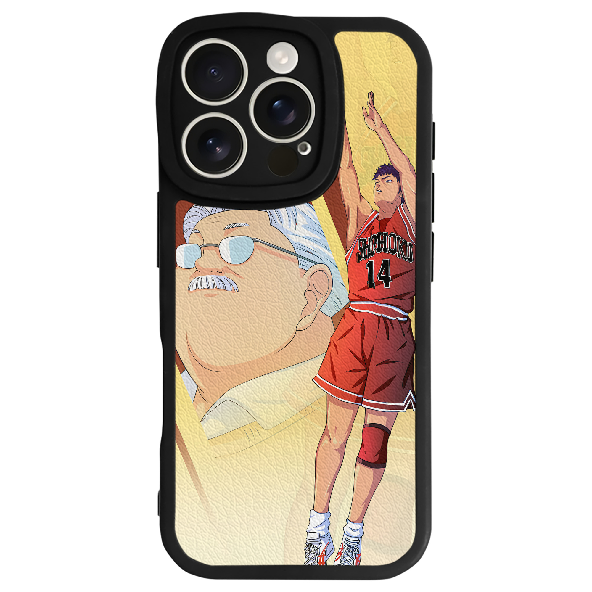 （画像用） SLAM DUNK／スラムダンク 【iPhone 16シリーズ対応】シリコンスマホケース（レザー調） 材質：シリコン